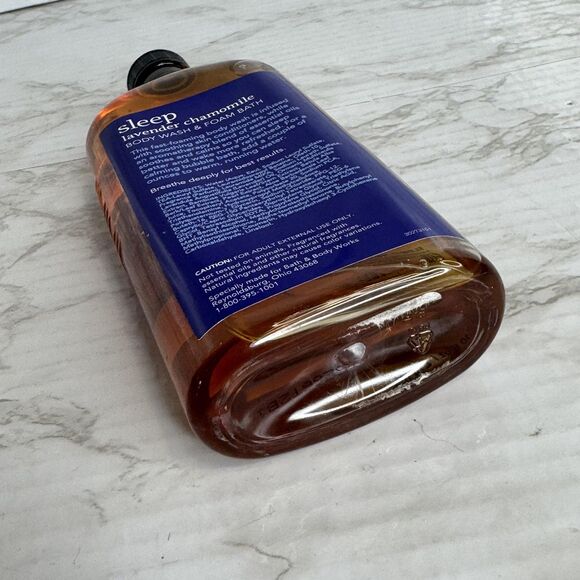 Bath & Body Works Aromatherapy Sleep Lavender Chamomile Wash Foam Bath 10 Fl Oz - Picture 6 of 6